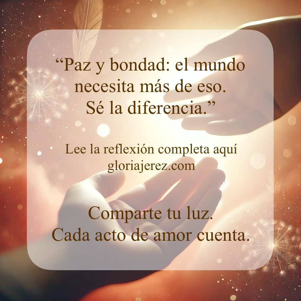 Persona ofreciendo una mano en un gesto de bondad y paz, transmitiendo calidez y empatía.