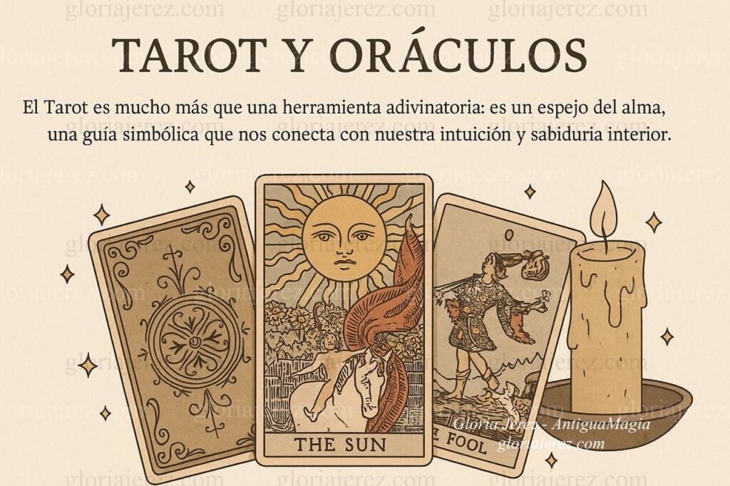 Imagen mística para la sección de Tarot y Oráculos del blog esotérico