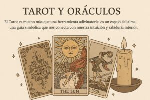 Imagen mística para la sección de Tarot y Oráculos del blog esotérico