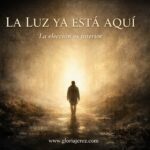 Figura caminando desde la oscuridad hacia la luz como símbolo de conciencia y elección interior según el Evangelio de Juan